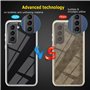 Coque pour Samsung Galaxy S21 Plus 5G (S21 + 6,7 Pouces) 360 Degrés Protection, Transparente Souple Mince Étui en Silicone TPU F
