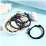 5 pièces tressé bracelets ensemble pour homme femme, bracelet de surf nautique coloré cordon corde marine pour hommes hommes gar