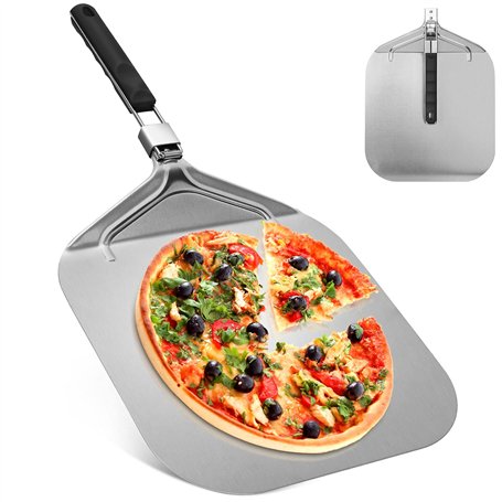 UIHOL Professionnelle Pelle a Pizza Perforée 32 x 32 cm