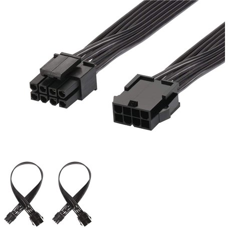 J&D 2-Pack EPS 8 Pin Câble de Extension d'alimentation