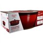 Cocotte - MENASTYL - 6020103 - Ovale - En fonte acier émaillé - Rouge - 9 litres