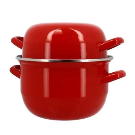 Marmite a moule - MENASTYL - 3645562 - En acier émaillé - Noir - 18 cm - 2