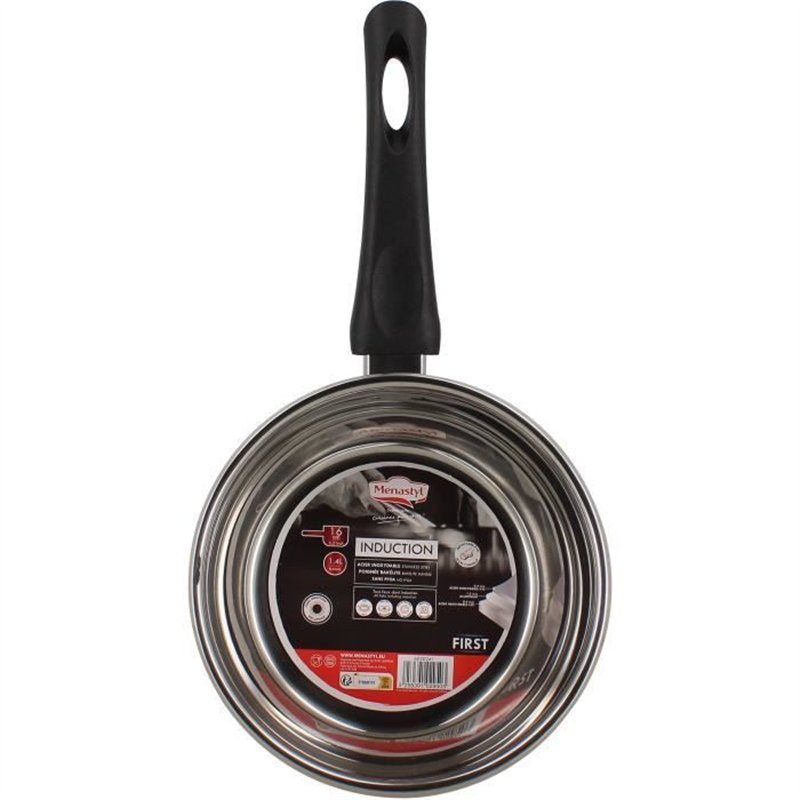 Image secondaire de Casserole - MENASTYL - 6020241 - En acier inoxydable - 16 cm - Tous feux dont induction