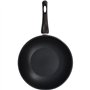 Wok - MENASTYL - 6020252 - En acier inoxydable - 28 cm - Tous feux dont induction