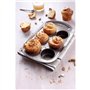Moule a muffin - PYREX - 1452001 - Rond - Acier carbone - Antiadhésif - 6 cavités