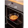 Boîte ronde avec couvercle - PYREX - 1451034 - 20 cm - 1,6 L - Cook & Go - Base en verre borosilicate