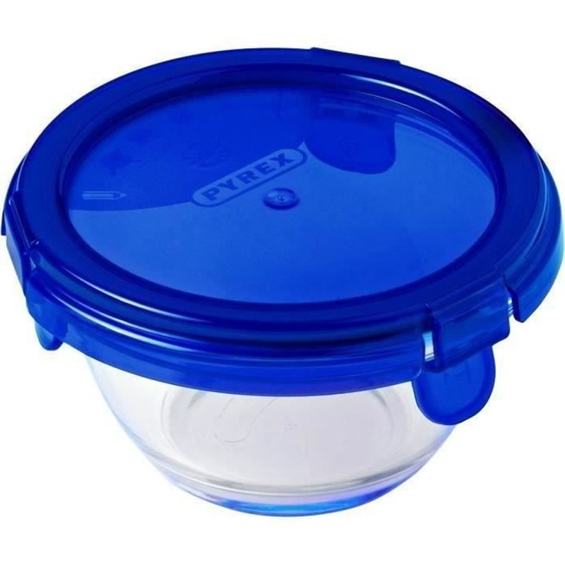 Image secondaire de Boîte ronde avec couvercle - PYREX - 1451032 - 11 cm-200 ml - Cook & Go - Base en verre borosilicate