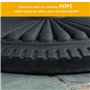 Outsunny Pied de Parasol Base de lestage Parasol Rond Ciment HDPE Motif Rosace Ø 49 cm Poids Net 14 Kg Noir