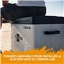 CROSS TOOLS ICEBOX 40 Glacière Électrique à Compresseur pour Le Camping et Les Voyages avec Commande par App Réfrigération à -20