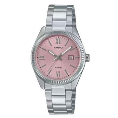 Montre Femme Casio LADY DATE - PINK Argenté (Ø 30 mm)