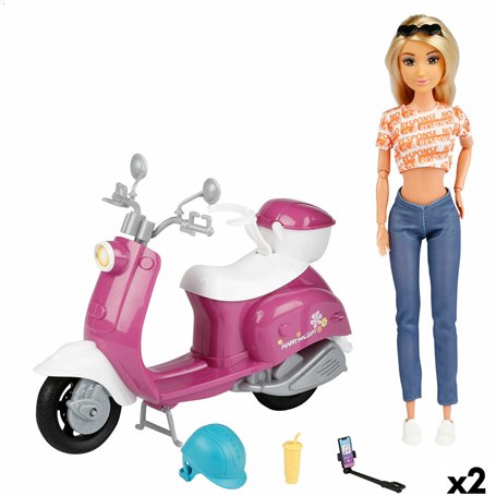 Poupée Colorbaby 28 x 19 x 12 cm (2 Unités)