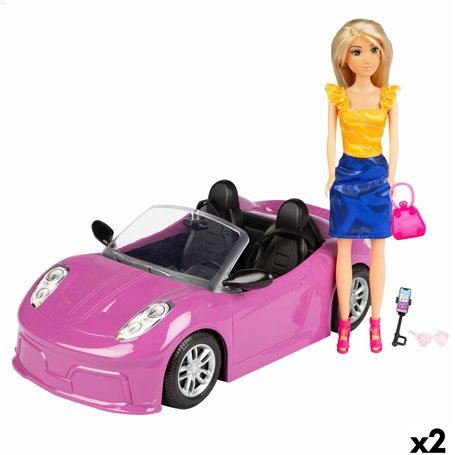 Poupée Colorbaby Isabella 33 x 13 x 18 cm (2 Unités)