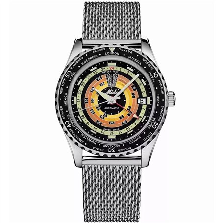 Montre Femme Mido OCEAN STAR DECOMPRESSION WORLDTIMER Argenté