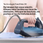 Braun TexStyle 7 Pro SI7160BL, Fer à Vapeur Débit 225g/min, Technologie FreeGlide 3D, Semelle EloxalPlus avec Pointe Précise, Fe