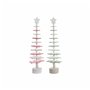 Sapin de Noël DKD Home Decor Bois MDF (2 pcs) (14 x 14 x 51 cm)