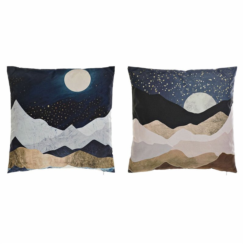 Coussin DKD Home Decor Lune (2 Unités) (45 x 10 x 45 cm)