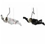 Suspension DKD Home Decor Noir Blanc Résine 220 V 50 W (46 x 14.5 x 20 cm) (2 pcs)