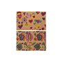 Paillasson DKD Home Decor Caoutchouc Multicouleur 2 Unités Fibres de coco (60 x 40 x 1