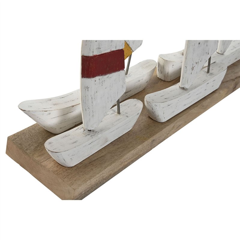 Image secondaire de Paillasson DKD Home Decor Rose Caoutchouc Menthe Blanc Jaune 2 Unités Fibres de coco (60 x 40 x 0,5 cm)