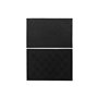 Paillasson DKD Home Decor Noir Caoutchouc 2 Unités (60 x 40 x 0
