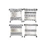 Coussin DKD Home Decor Noir Doré Polyester Coton Aluminium Arabe (45 x 10 x 45 cm) (4 Unités)