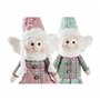 Figurine Décorative DKD Home Decor Noël Fée Polyester Ange (15 x 10 x 53 cm) (2 Unités)