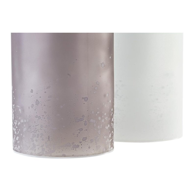 Image secondaire de Décoration lumineuse DKD Home Decor Noël Marron Blanc (11 x 11 x 25 cm) (2 Unités)