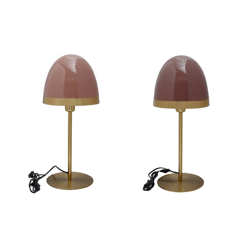 Lampe de bureau DKD Home Decor Métal Moderne (23 x 23 x 55 cm) (2 Unités)