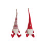 Décorations de Noël DKD Home Decor Blanc Rouge Gnome 10 x 10 x 40 cm (2 Unités)