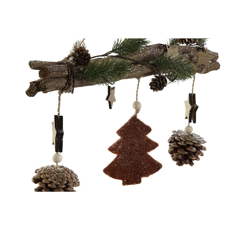 Image secondaire de Décoration Suspendue DKD Home Decor Multicouleur PVC Bois 47 x 6 x 39 cm (2 Unités)