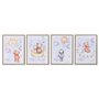 Cadre Home ESPRIT Bleu Marron Enfant 30 x 2 x 40 cm (4 Unités)