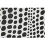 Cadre Home ESPRIT Blanc Noir Abstrait Moderne Laqué 60 x 3,5 x 80 cm (2 Unités)