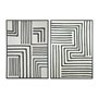 Cadre Home ESPRIT Blanc Noir Urbaine (2 Unités)