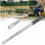 Demeras Poteau de Filet de Pêche,3 Sections Télescopique Manche de Poteau de Filet de Pêche en Acier Inoxydable épaissir Le Pote