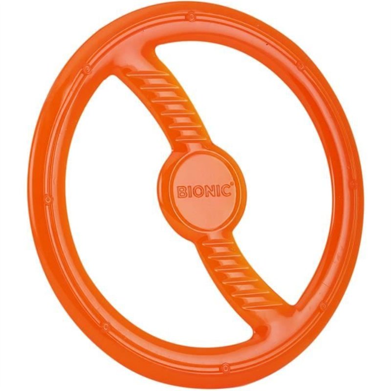 Jouet pour chien - BIONIC - Anneau Toss-N-Tug - Toutes tailles de chien - Caoutchouc ultra résistant - sans plomb, BPA ni phtala