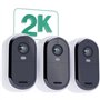 Caméra de sécurité connectée - ARLO - Essential2 - Pack de 3 - Résolution 2K - Vision nocturne couleur