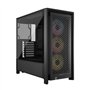 Boîtier PC - CORSAIR - Série FRAME 4000D RS ARGB - Moyen-tour - 3 ventilateurs ARGB - Noir