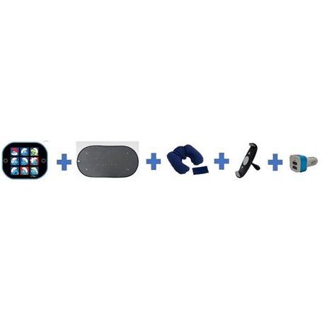 Pack voiture été - HTC EQUIPEMENT - Départ en vacances - Inclu : pare-soleil