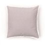 Coussin - TODAY - CHARME - Chambray x Dentelle Berenice - 40 x 40 cm