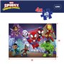 Set de 4 Puzzles Spidey 35 x 1,5 x 25 cm 48 Pièces (6 Unités)