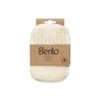 Gant Exfoliant Berilo B7083-5 Blanc Beige (12 Unités)