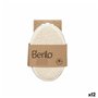 Éponge Corporelle Berilo B7081-8 Blanc Beige 15 x 5 x 10 cm (12 Unités)
