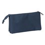 Trousse Fourre-Tout Triple El Ganso Eclipse Blue marine 22 x 12 x 3 cm