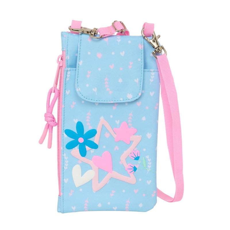 Sac pour téléphone portable BlackFit8 Smile Bleu Rose