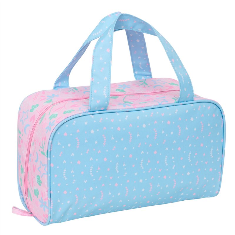 Image secondaire de Nécessaire de Voyage BlackFit8 Smile Rose Bleu clair 31 x 14 x 19 cm