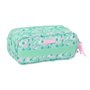 Trousse Fourre-Tout Triple Safta Cuore Menthe 21,5 x 10 x 8 cm