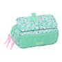 Trousse Fourre-Tout Triple Safta Cuore Menthe 21,5 x 10 x 8 cm