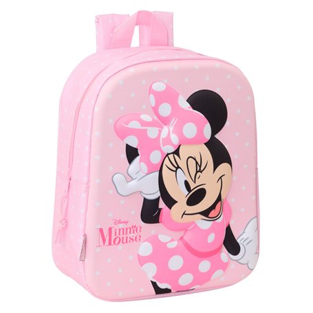 Sac à dos enfant Minnie Mouse Rose 22 x 27 x 10 cm 3D