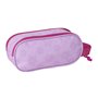 Trousse Fourre-Tout Double Frozen Rose Bleu ciel 21 x 8 x 6 cm 3D