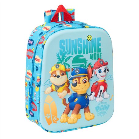 Sac à dos enfant The Paw Patrol Bleu 22 x 27 x 10 cm 3D